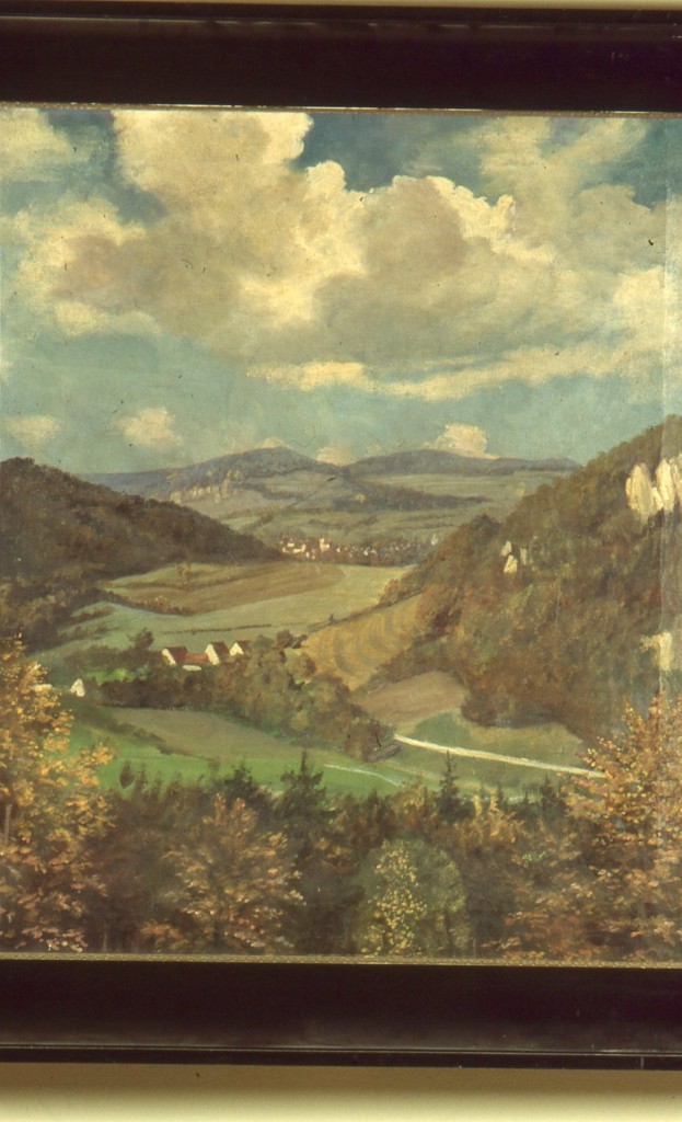 Blick auf Muggendorf in der Fränkischen Schweiz