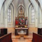 Chorraum Klosterkirche mit dem Altar von Georg Bickel