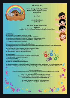 Stellenausschreibung Erzieherin